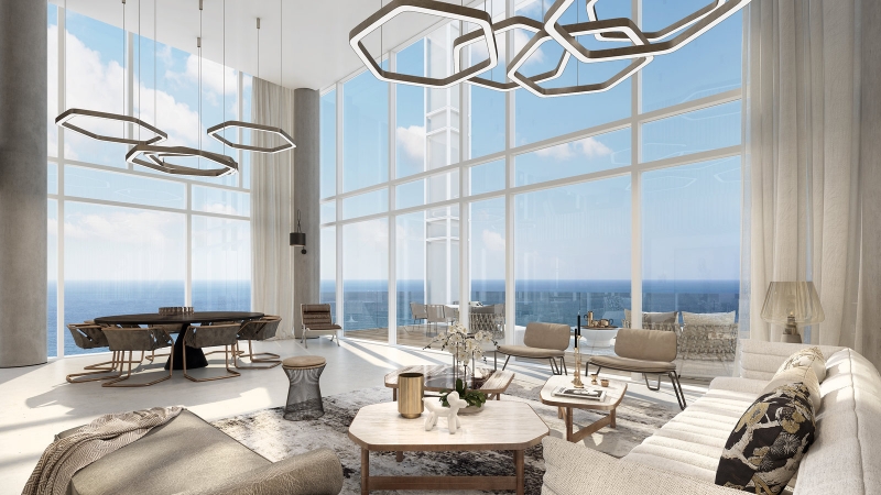 Huge Seafront Penthouse For Sale In The David Promenade Residences In ...